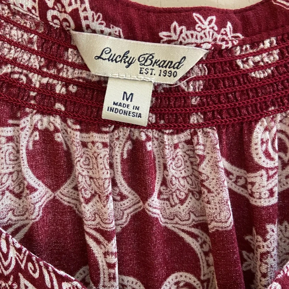 Lucky Brand Med lightweight blouse - Picture 1 of 4